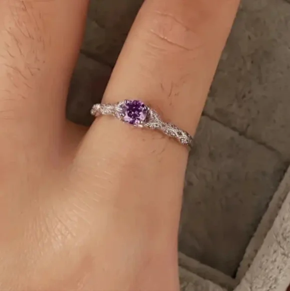 Amethyst Zircon Cutie!! - Picture 2 of 5